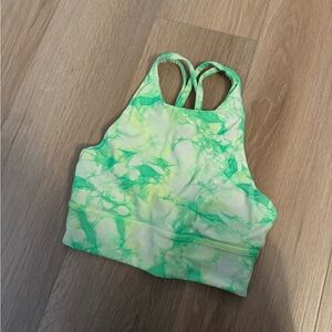 Lululemon Tie dye energy longline bra